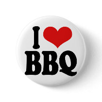 I Love BBQ Buttons