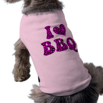 I love bbq dog tshirt
