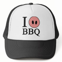 I Love BBQ Hats
