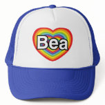 I love Bea, rainbow heart