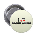 I Love Beach Music Button