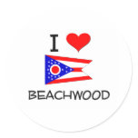 I Love Beachwood Ohio Sticker