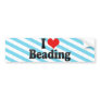 I Love Beading Bumper Stickers