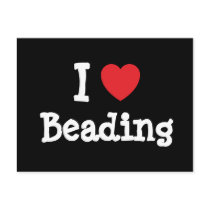 I love Beading heart custom personalised