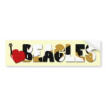 I Love Beagles Bumper Stickers