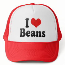 I Love Beans Trucker Hats
