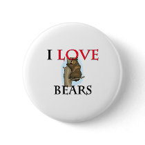 I Love Bears buttons