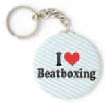 I Love Beatboxing Keychains