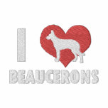 I Love Beaucerons embroidered shirts