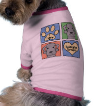 I Love Bedlington Terriers Pet Clothes