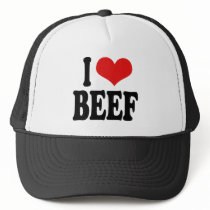 I Love Beef Trucker Hat