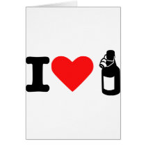 I love beer card