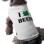 I Love Beer pet clothing
