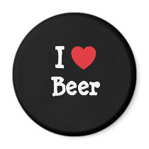 I love Beer heart custom personalised