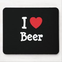 I love Beer heart custom personalised