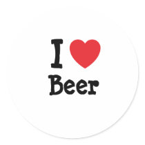 I love Beer heart custom personalised
