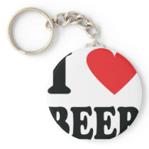 I love beer icon key chains