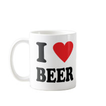 I love beer icon mug