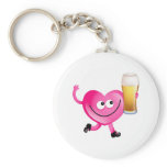 I Love Beer Key Chain