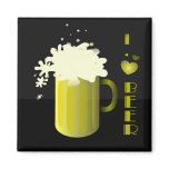 I Love Beer Magnet