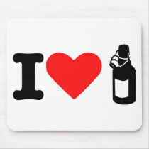 I love beer mouse mat