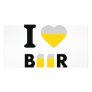 I Love beer Photo Card