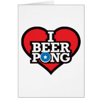 I Love Beer Pong - Red