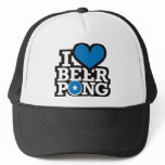 I Love Beer Pong v2 - Blue hats