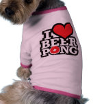 I Love Beer Pong v2 - Red Pet Clothing