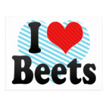 I Love Beets Post Cards