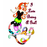"I Love Being A Girl" Mermaid T-Shirt