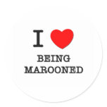 I Love Being Marooned stickers