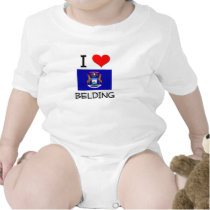 I Love Belding Michigan Tshirt