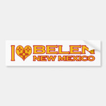 I Love Belen, NM Bumper Sticker
