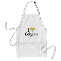 I Love Belgium Apron