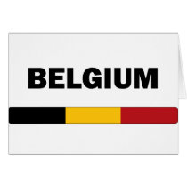 I Love Belgium Greeting Card