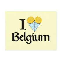 I Love Belgium Post Card
