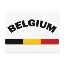 I Love Belgium Postcard
