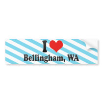 I Love Bellingham, WA Bumper Sticker