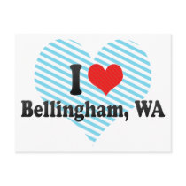 I Love Bellingham, WA Postcard