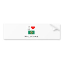 I Love Bellingham Washington Bumper Stickers