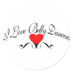 I Love Belly Dancers stickers