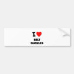 I Love Belt Buckles Bumper Stickers