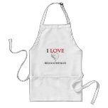I Love Beluga Whales aprons