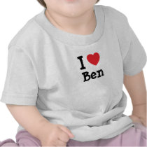 I love Ben heart custom personalised