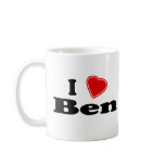 I Love Ben mugs