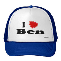 I Love Ben Trucker Hats