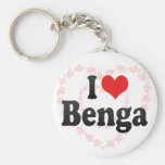 I Love Benga Key Chain