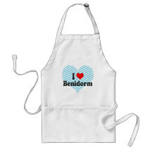 I Love Benidorm, Spain Apron