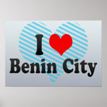 I Love Benin City, Nigeria Poster